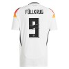 Camisola Alemanha Niclas Fullkrug 9 Homen Equipamento 1ª Euro 2024